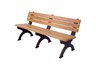Monarque 6' Backed Bench