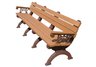 Monarque 8 Backed Bench with Arms