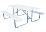 picnic tables, aluminum picnic tables, picnic table frames, steel picnic table frames