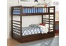 Dreamland Twin over Twin Bunk Bed with Storage Drawers Collection Set