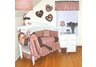 Babykins Chocolate Pink Paisley Baby Bedding Set