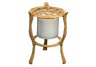 Bamboo Candle/Plant Stand