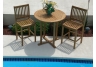 39" Round Teak Bar Table