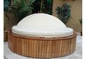 Standard Sun Catcher Teak, sand color fabric