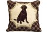 Black Lab Needlepoint Pillow