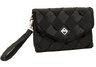 Maggie Bags Black Seatbelt Clutch
