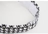Black and White Houndstooth Visor