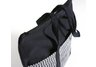Black & White Houndstooth Zipper Tote Bag