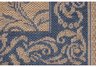 Blue Scroll Rug Detail