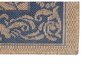 Blue Scroll Rug Detail