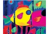 brightly colored school