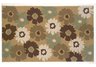 Brown & Olive Floral Rug