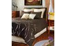 Chocolate & Cream Cotton Satin Set