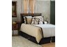 Queen Size Brown and Cream Cotton Satin Set