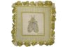 Garden Bug Needlepoint Pillow