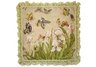Butterflies and Flowers Spring Needlepoint Pillow