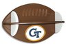 Georgia Tech Football Shelf