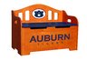Auburn University Stained Storage Bench