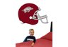 University of Arkansas 3D Football Helmet  Wall Art