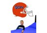 University of Florida 3D Football Helmet Wall Art