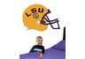 LSU 3D Football Helmet Wall Art