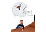 University of Texas 3D Football Helmet Wall Art