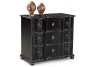 Vista Black 3 drawer Accent Chest