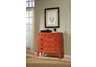 Cottage Red Accent Chest