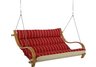 Deluxe Cushioned Double Swing - Royal Red Stripe