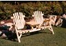 Cedar Tete-A-Tete Log Furniture