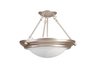 4 light brushed nickel flourescent pendant