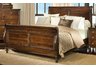 maple sleigh bed