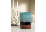 Three-Tone Hurricane Glass