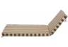 Sunbrella Maxim Cocoa Chaise Cushion