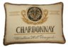 chardonnay needlepoint pillow