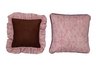 Babykins Chocolate Pink Paisley Throw Pillow Set