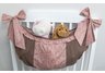 Babykins Chocolate Pink Paisley Toy Bag
