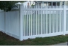 Classic Vinyl Straight Top Picket Gate Kit