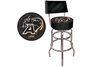 Army Padded Bar Stool with Back