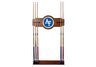 Air Force Wood and Mirror Wall Cue Rack
