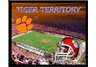 Clemson Tigers 8" x 10" Stadium Design Wall Hanging