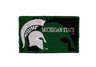 Welcome Mat Bleached-Michigan St U