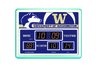 Washington Huskies Team Clock and Thermometer Scoreboard