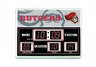 Rutgers Scarlet Knights Team Clock and Thermometer Scoreboard