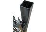 fence, gate, steel fence, commercial steel fence, residential steel fence, steel fence post, post, f