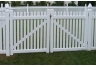 Vinyl Straight Top Picket Fence Gate