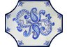 Blue Villa Paisley Plate