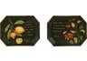 Fruit Scripture Plates - Set of Two