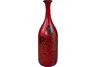 Medium Red Peacock Vase