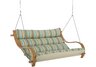 Deluxe Cushioned Double Swing - Spring Bay Stripe
